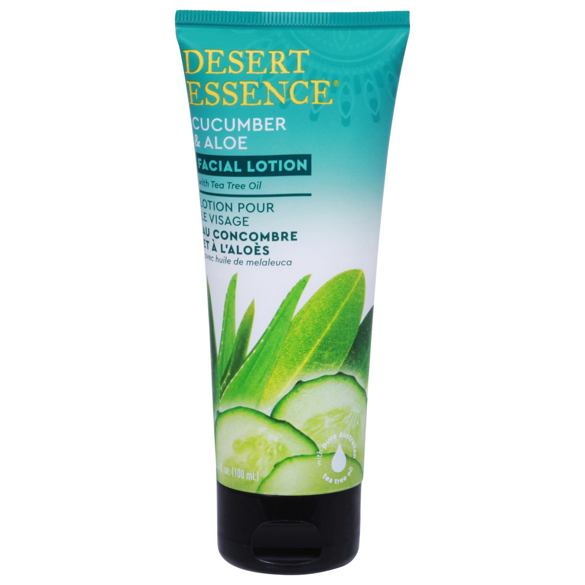 slide 7 of 12, Desert Essence Cucumber & Aloe Facial Lotion 3.4 fl oz, 3.4 fl oz