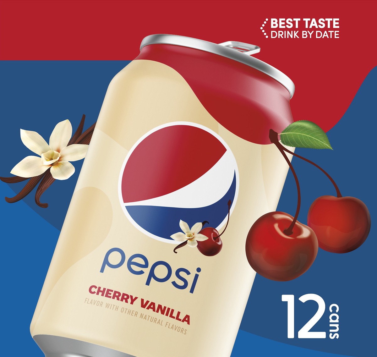 slide 3 of 3, Pepsi Cherry Vanilla Cola - 12 ct, 12 ct; 12 oz