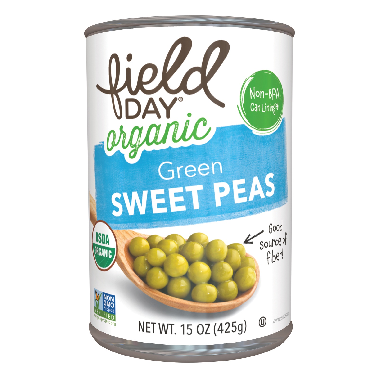 slide 1 of 1, Field Day Organic Sweet Peas, 1 ct
