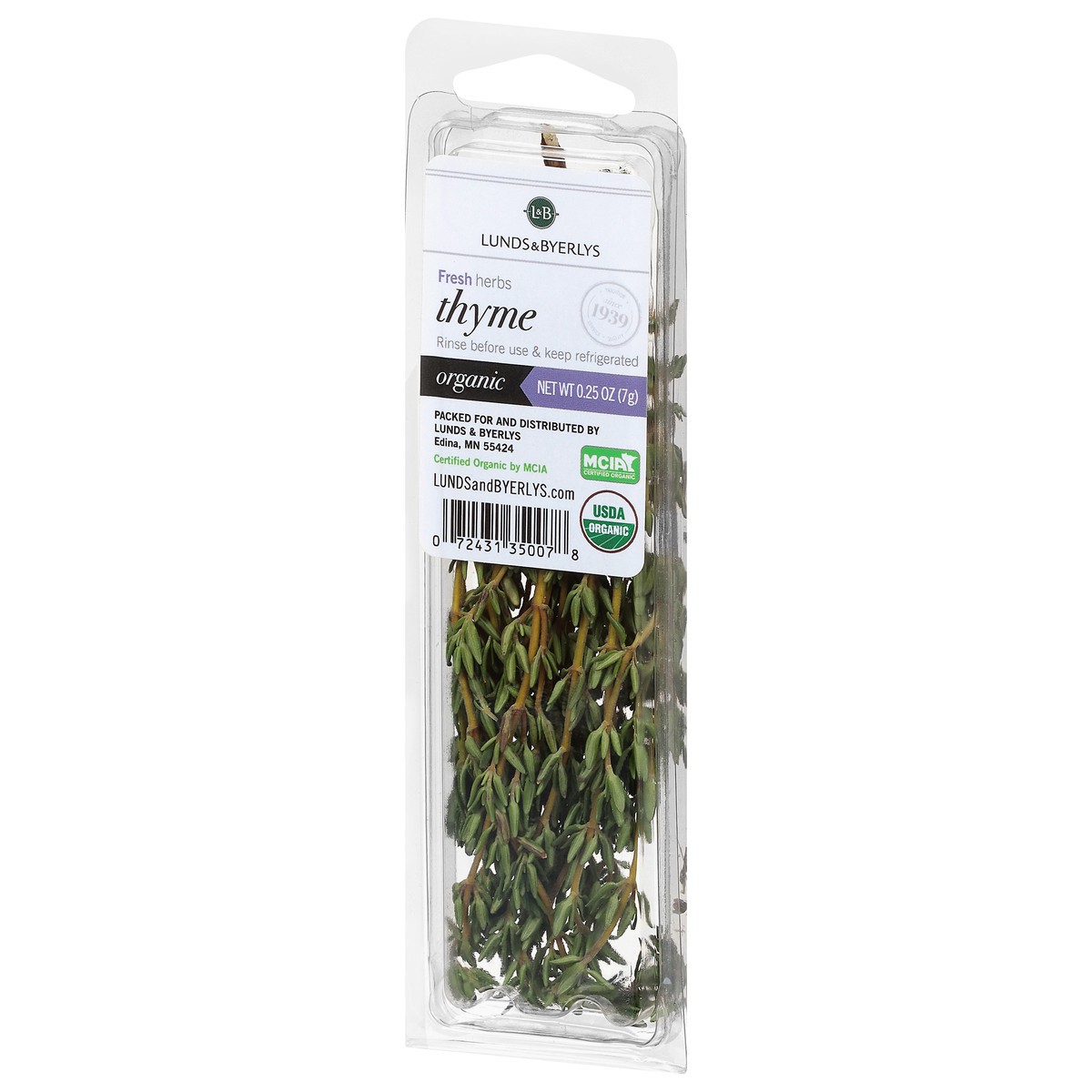 slide 5 of 9, L&B Lunds & Byerlys Fresh Herbs Organic Thyme 0.25 oz, 0.25 oz