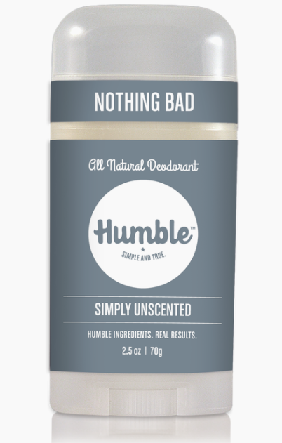 slide 1 of 1, Humble Unscented Deodorant, 2.5 oz