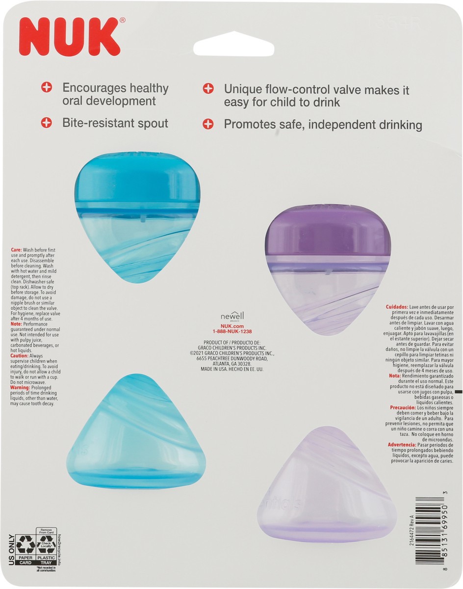 slide 3 of 9, Nuk Fun Grips Girl, 2 ct; 10 oz