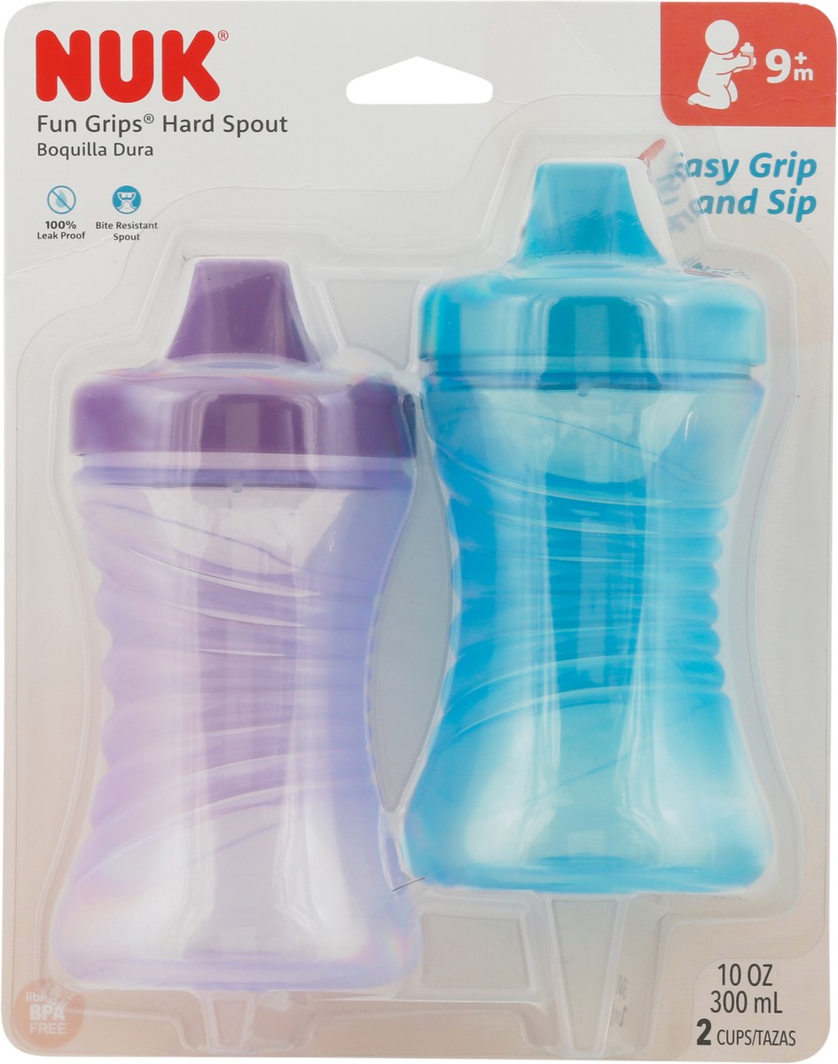 slide 4 of 9, Nuk Fun Grips Girl, 2 ct; 10 oz