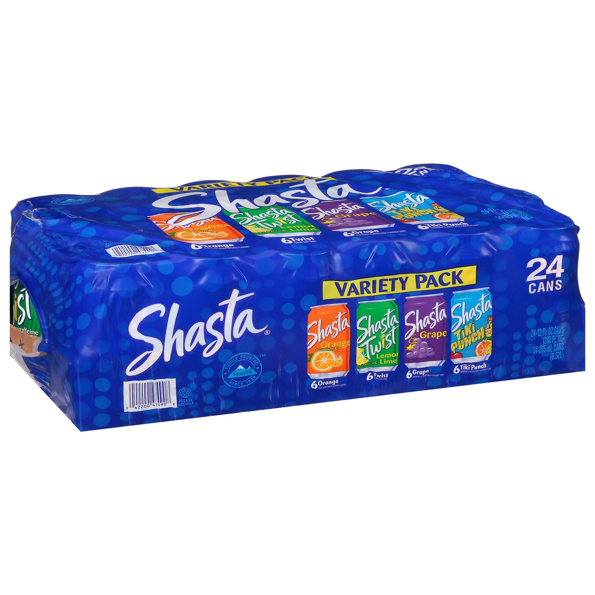 slide 5 of 13, Shasta Variety Pack Soda - 24 ct, 24 ct