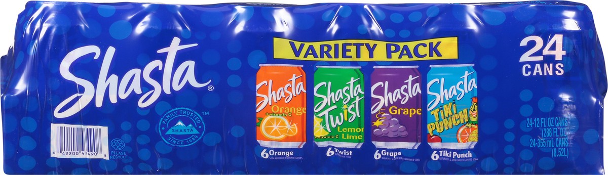 slide 1 of 13, Shasta Variety Pack Soda - 24 ct, 24 ct