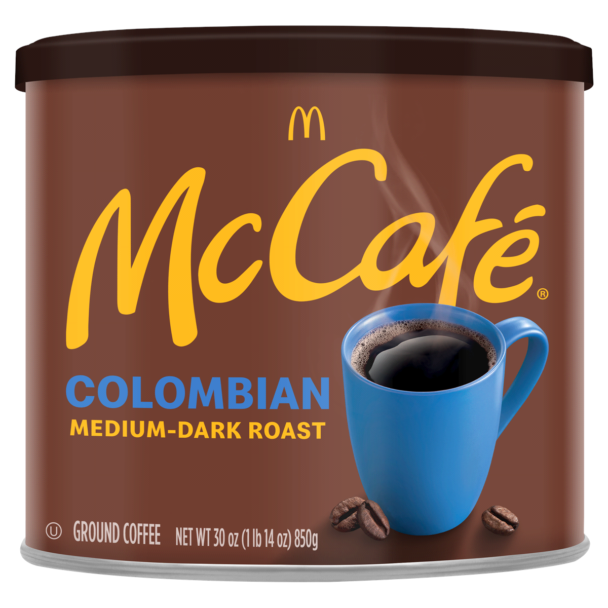 slide 1 of 2, McCafé Colombian, Ground Coffee, Medium Roast, Canned - 30 oz, 30 oz