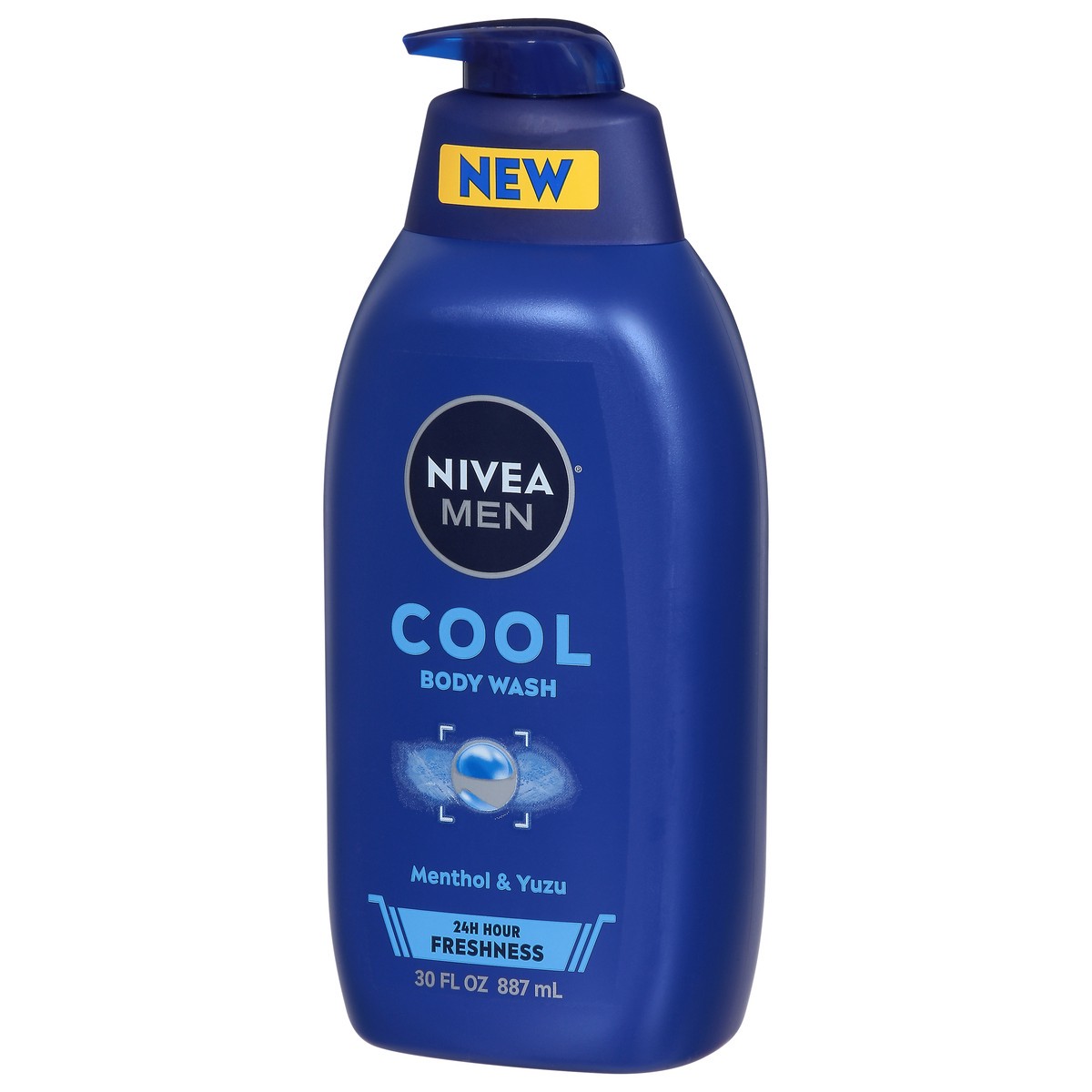 slide 7 of 9, Nivea Men Cool Menthol & Yuzu Body Wash 30 fl oz, 30 fl oz