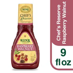 Ken's Steak House Chef's Reserve Raspberry Walnut Salad Dressing 9 fl oz