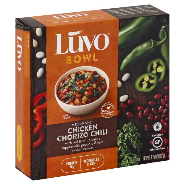 slide 1 of 1, Luvo Chicken Chorizo Chili 9.25 oz, 9.25 oz