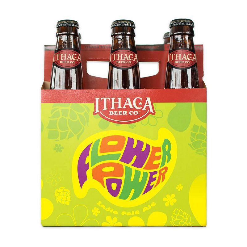 slide 1 of 4, Ithaca Cold-Crafted Ale - India Pale Flower Power, 6 ct; 12 oz
