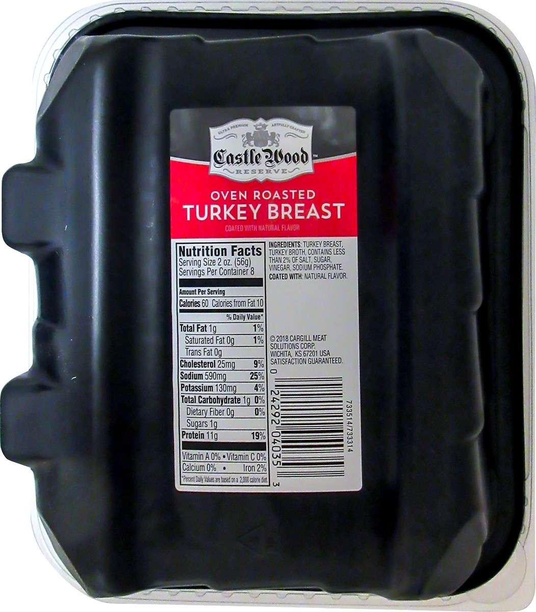 slide 4 of 6, Castle Wood Reserve Oven Roasted Turkey Breast 1 ea, 16 oz