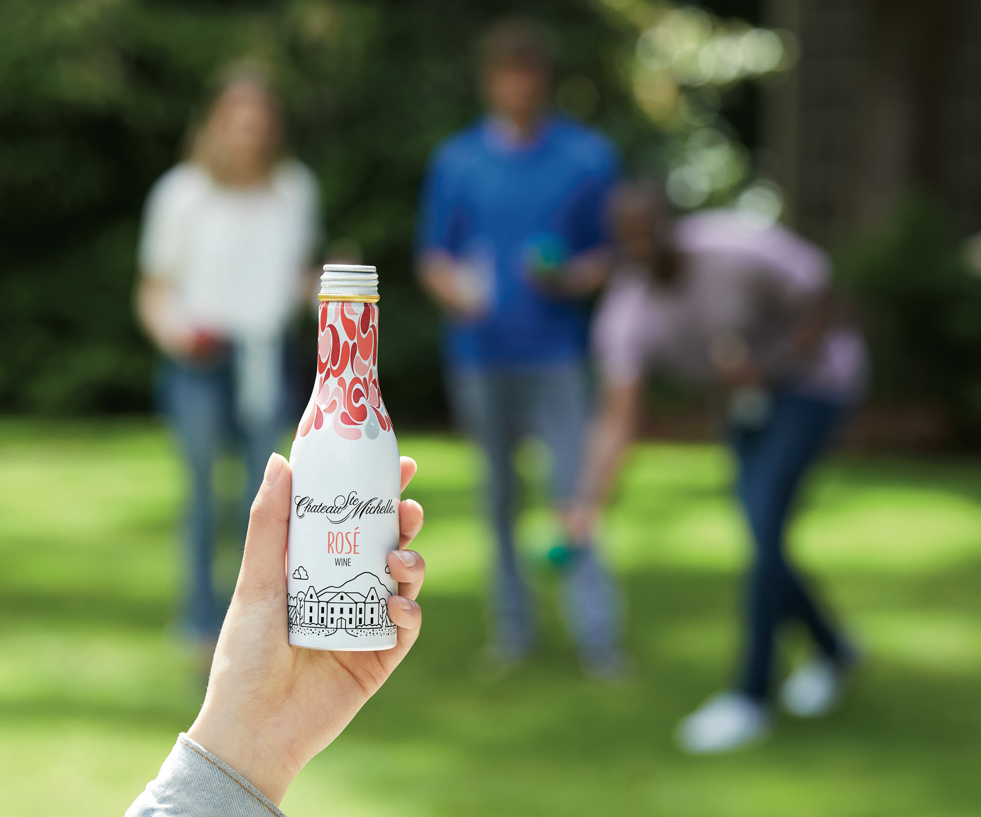 slide 5 of 8, Chateau Ste. Michelle Rosé Wine, 2-pack Aluminum Bottle, 250 mL, 250 ml