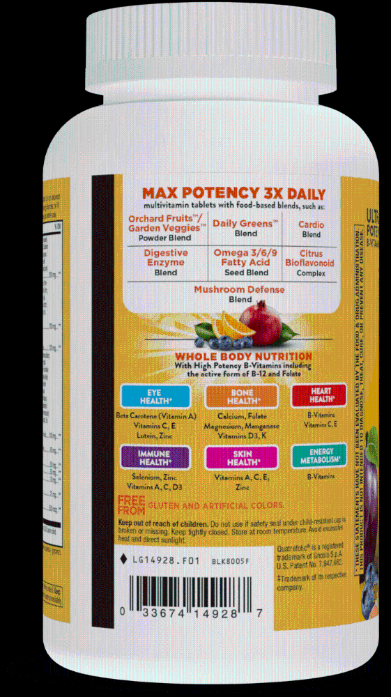 slide 2 of 6, Nature's Way Alive! Max3 Potency Multivitamin, 180 ct