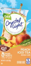 Crystal Light Peach Iced Tea Drink Mix 6 ea