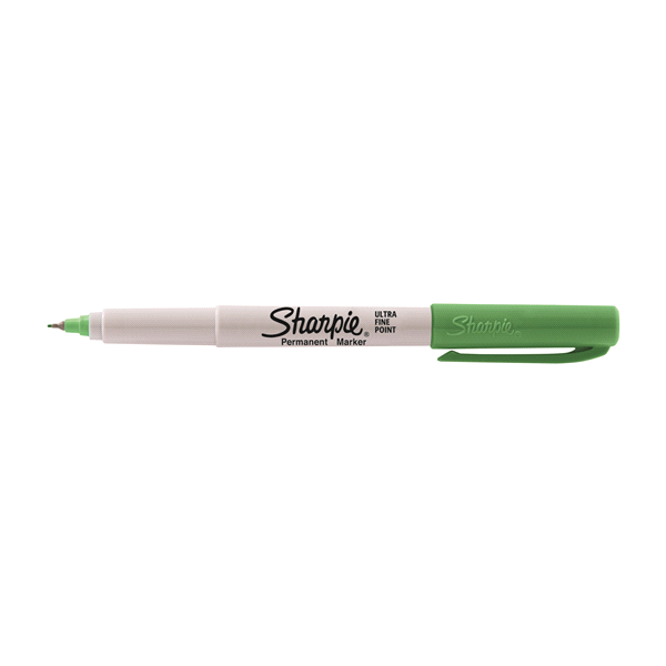 slide 1 of 1, Sharpie Single Ultra Fine Freen Marker, 1 ct