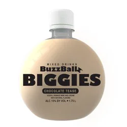 BuzzBallz Biggies Choc Tease Chocolate Cocktail Vodka Liquor