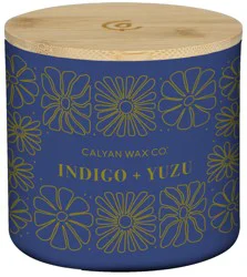 Calyan Wax Co. Indigo + Yuzu 3 Wick Candle