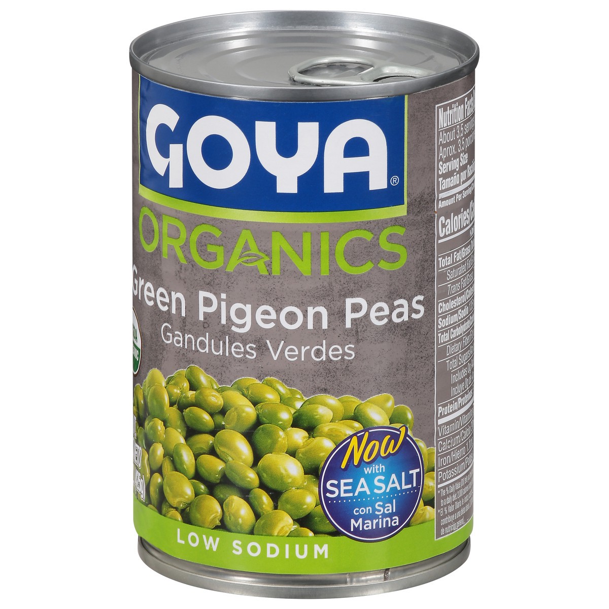 slide 10 of 14, Goya Organic Pigeon Peas, 15 oz