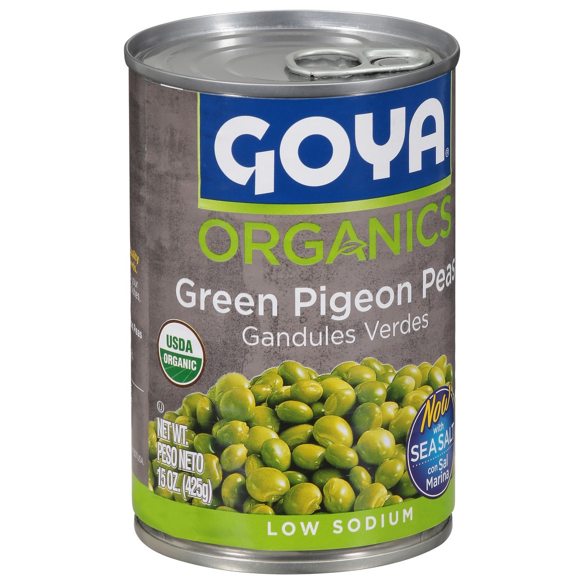 slide 12 of 14, Goya Organic Pigeon Peas, 15 oz