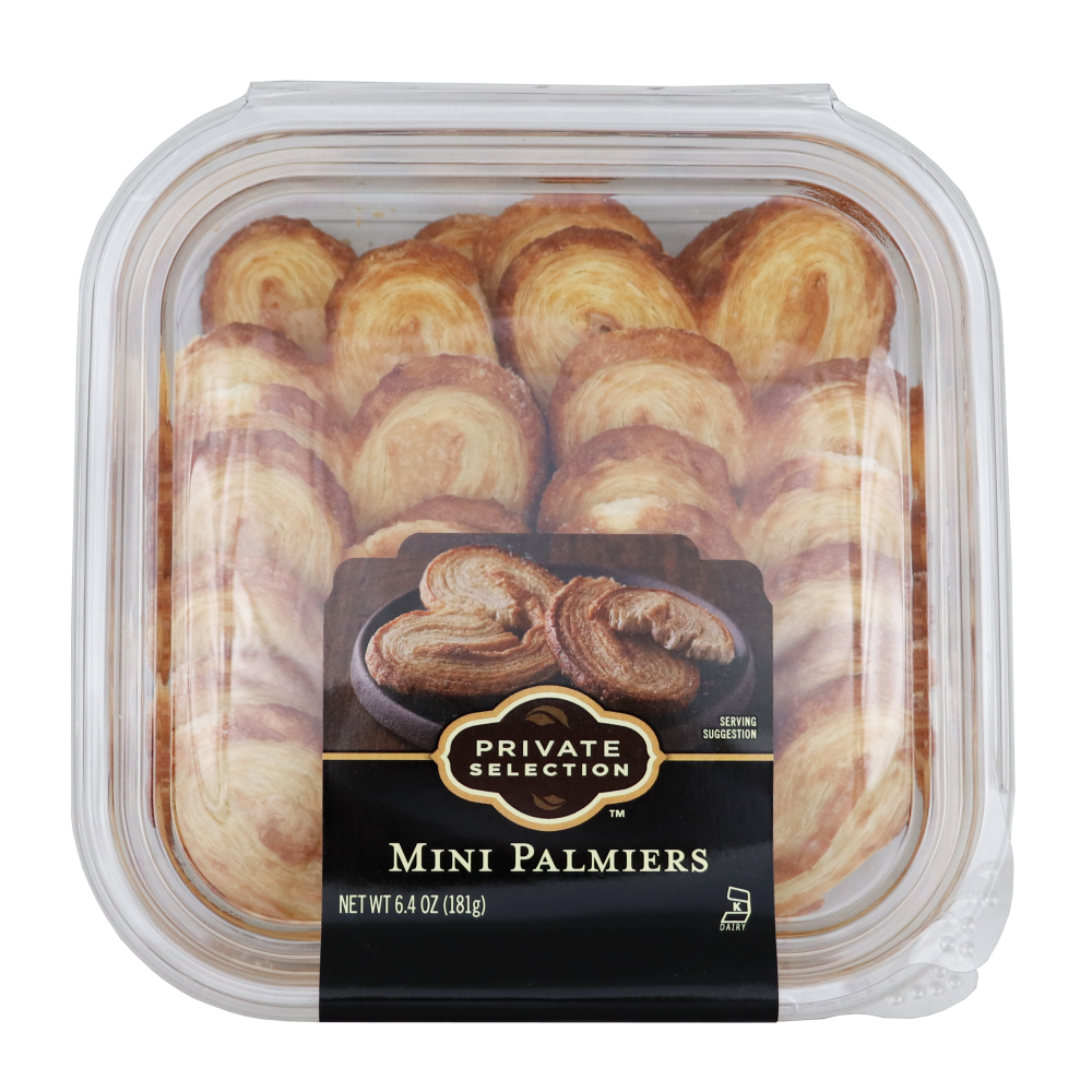 slide 3 of 4, Private Selection Mini Palmiers, 6.4 oz