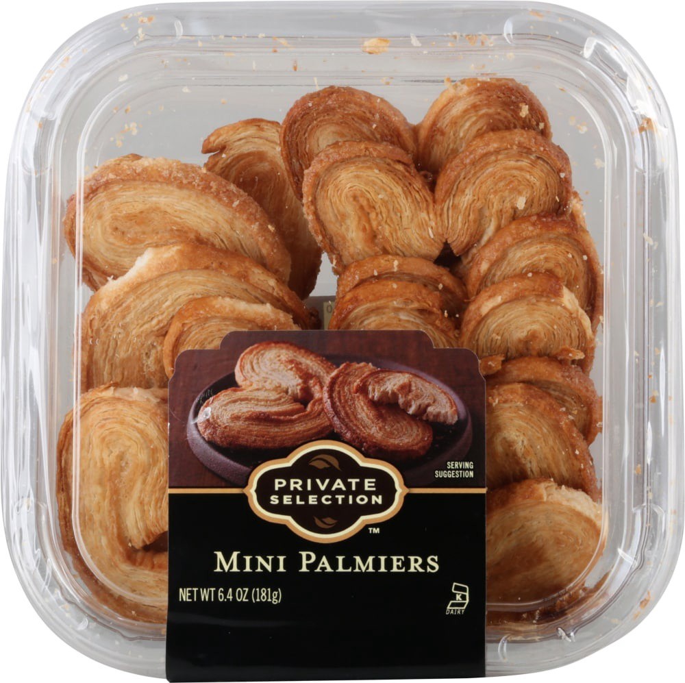 slide 1 of 4, Private Selection Mini Palmiers, 6.4 oz