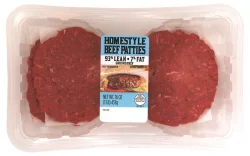 Homestyle Beef Patties Ground Beef 93% Lean