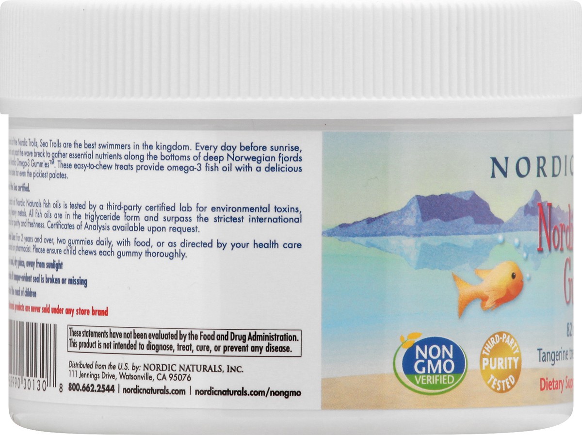 slide 5 of 7, Nordic Naturals Omega-3, Nordic, Gummies, 60 ct
