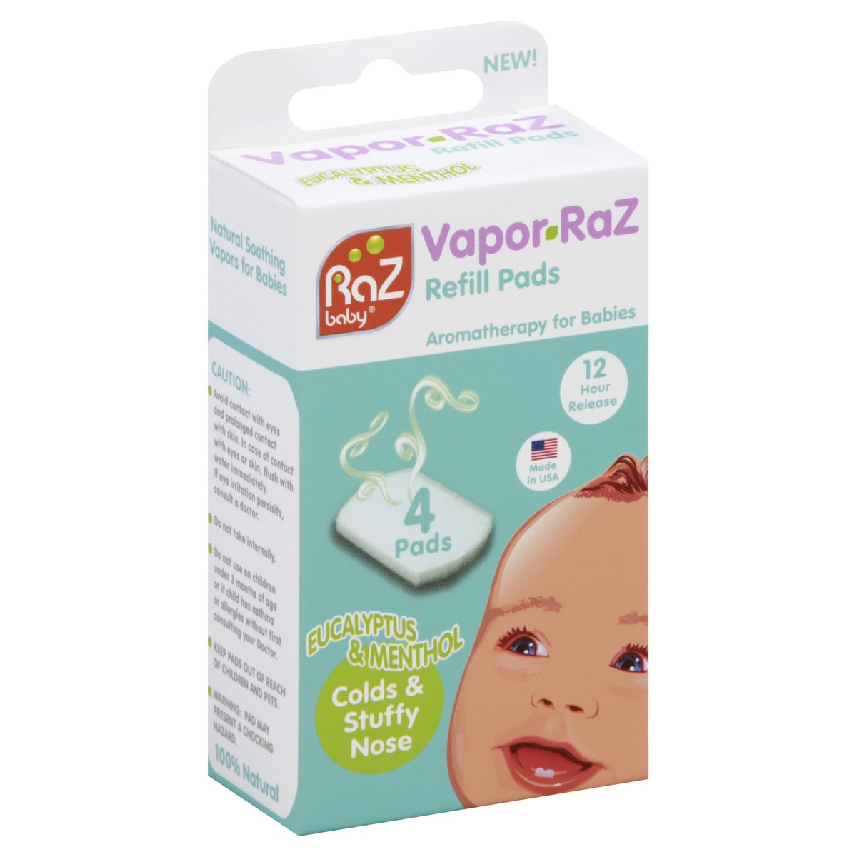 slide 4 of 5, RaZbaby Refill Pads 4 ea, 4 ct