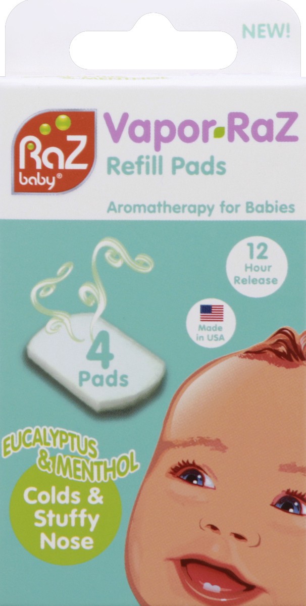 slide 1 of 5, RaZbaby Refill Pads 4 ea, 4 ct