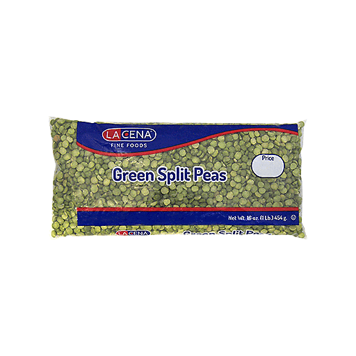 slide 1 of 1, La Cena Green Split Peas, 16 oz