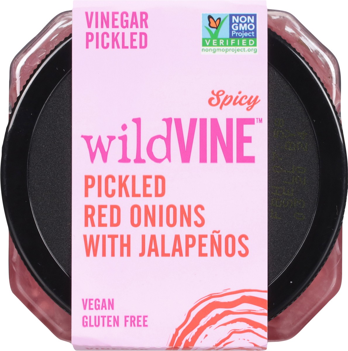 slide 13 of 13, WildVine Vinegar Pickled Spicy Pickled Red Onions with Jalapenos - 20 oz, 20 oz