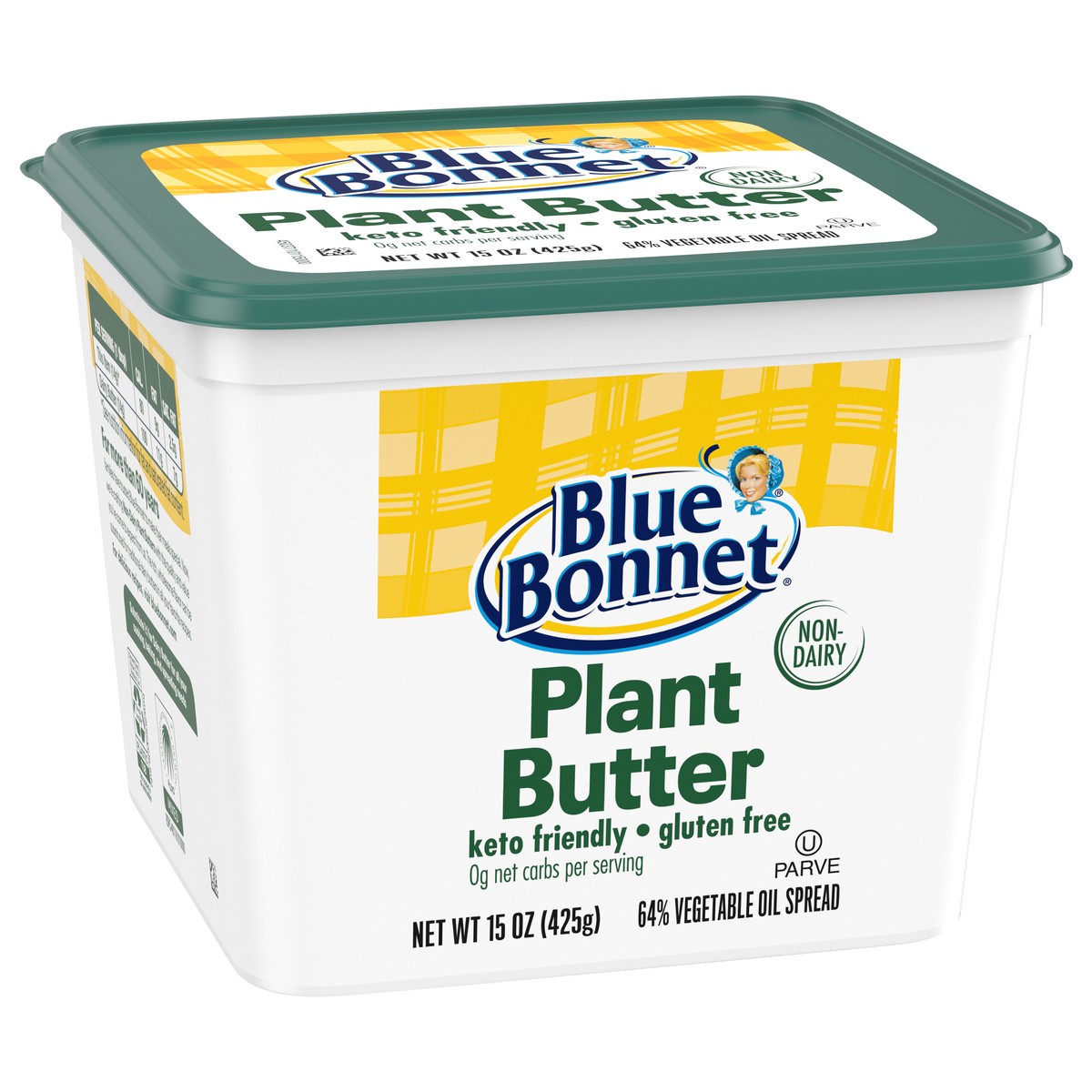 slide 5 of 9, Bluebonnet Nutrition Non-Dairy Plant Butter Spread, Keto Friendly Food, 15 oz., 15 oz