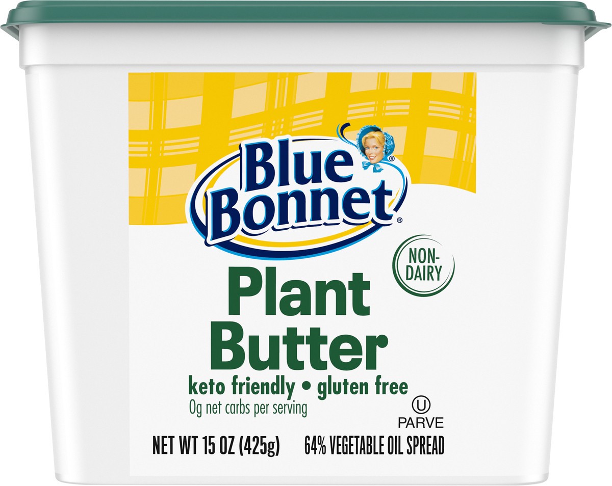 slide 2 of 9, Bluebonnet Nutrition Non-Dairy Plant Butter Spread, Keto Friendly Food, 15 oz., 15 oz