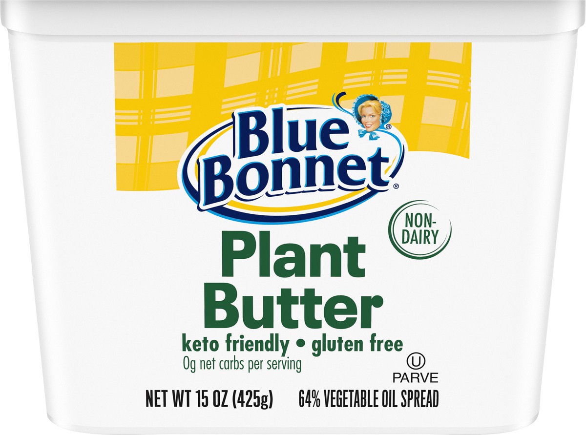 slide 9 of 9, Bluebonnet Nutrition Non-Dairy Plant Butter Spread, Keto Friendly Food, 15 oz., 15 oz