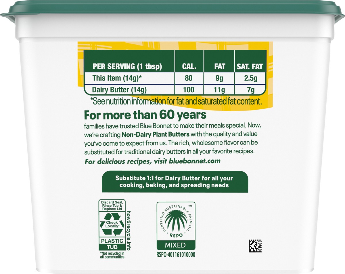 slide 4 of 9, Bluebonnet Nutrition Non-Dairy Plant Butter Spread, Keto Friendly Food, 15 oz., 15 oz