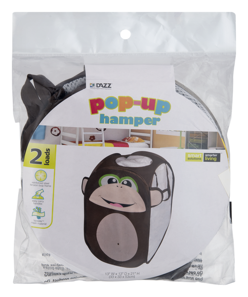 slide 1 of 1, LaMi Animal Pop Up Hamper, MED