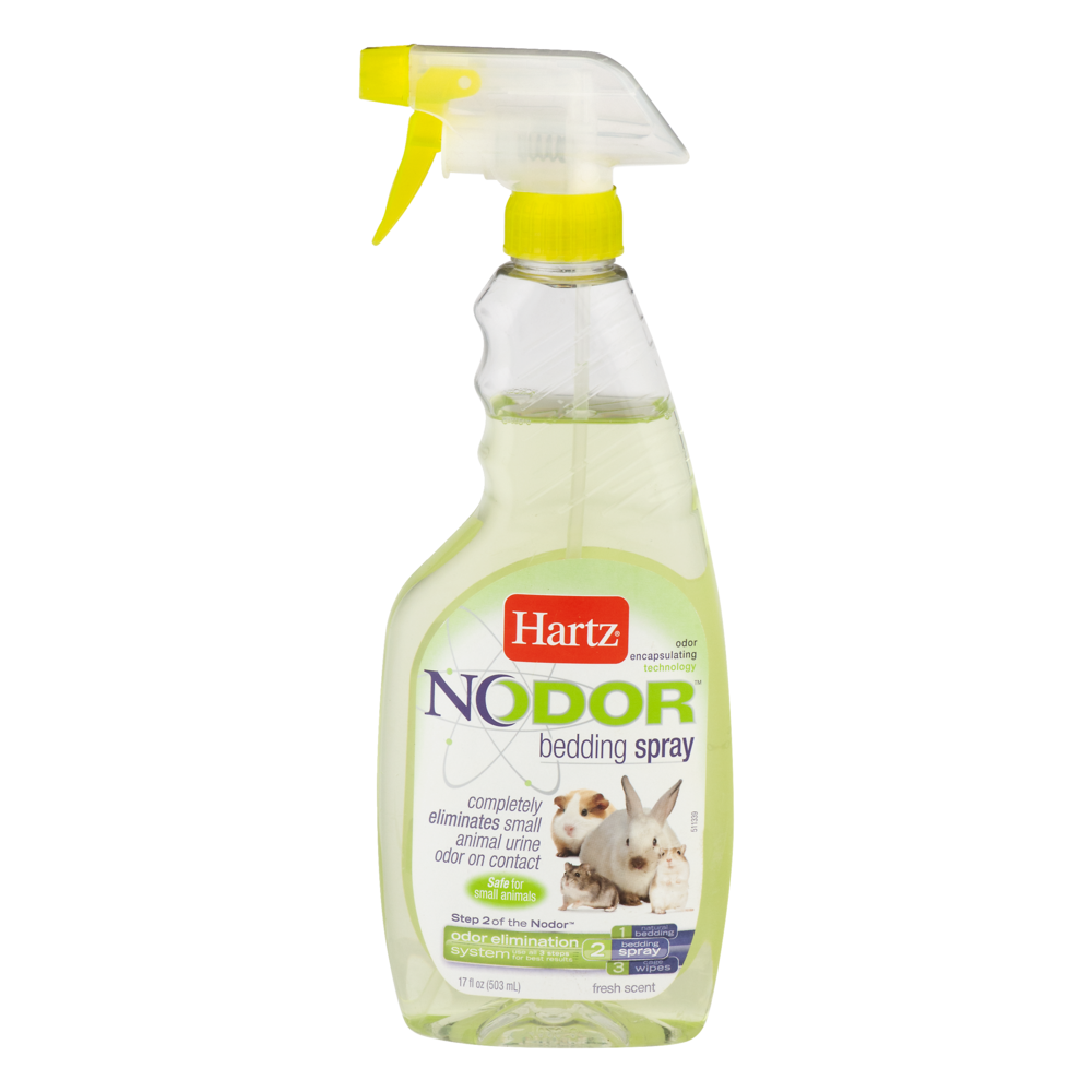 slide 1 of 1, Hartz Nodor Bedding Spray For Small Animals, 1.37 oz