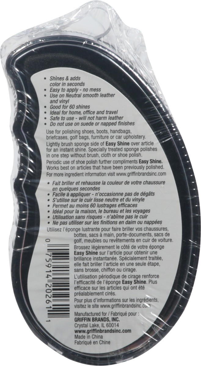 slide 3 of 9, Griffin Bros. Bros. Neutral Easy Shine Instant Sponge - 1 Each, 1 ct