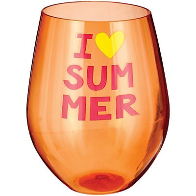 slide 1 of 1, Haven & Key I Heart Summer Melamine Stemless Tumbler, 32 oz