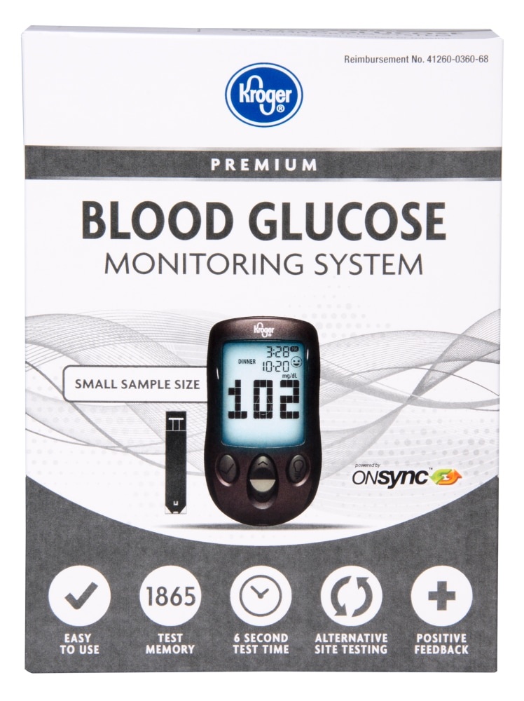 slide 1 of 1, Kroger Premium Blood Glucose Monitoring System, 1 ct