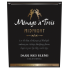 slide 13 of 16, Menage a Trois Midnight Dark Red Wine Blend, 750mL Wine Bottle, 13.8% ABV, 750 ml
