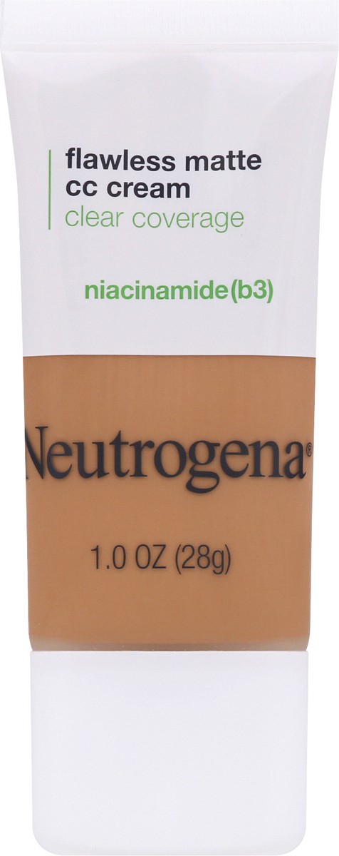 slide 1 of 7, Neutrogena Clear Coverage Maple 7.0 Flawless Matte CC Cream 1 oz, 1 oz