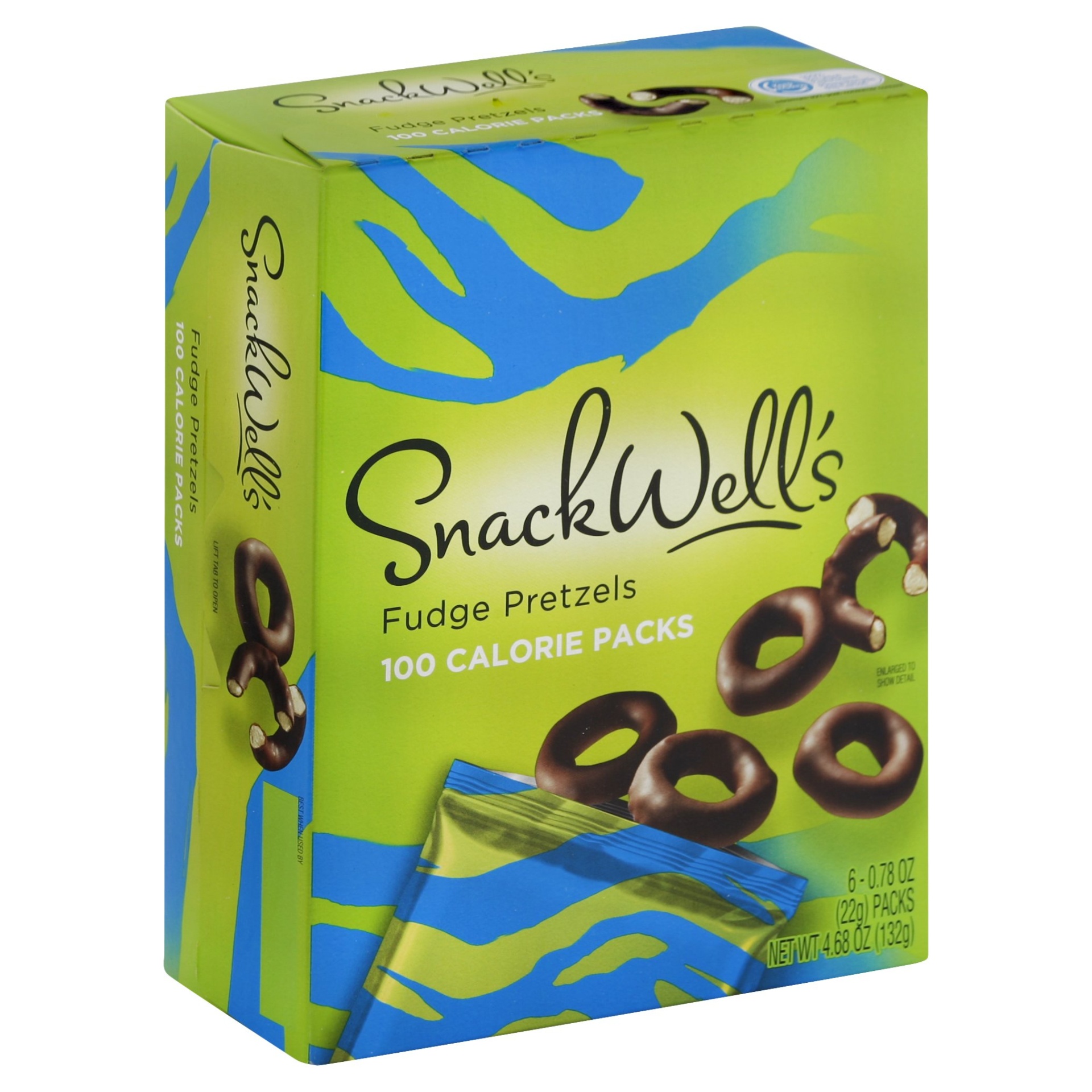 slide 1 of 1, SnackWell's Fudge Pretzels, 4.68 oz