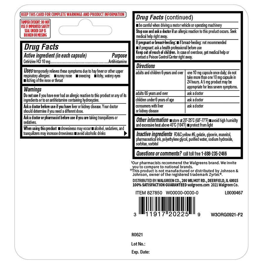 slide 2 of 5, Walgreens Wal-Zyr Softgels, 40 ct
