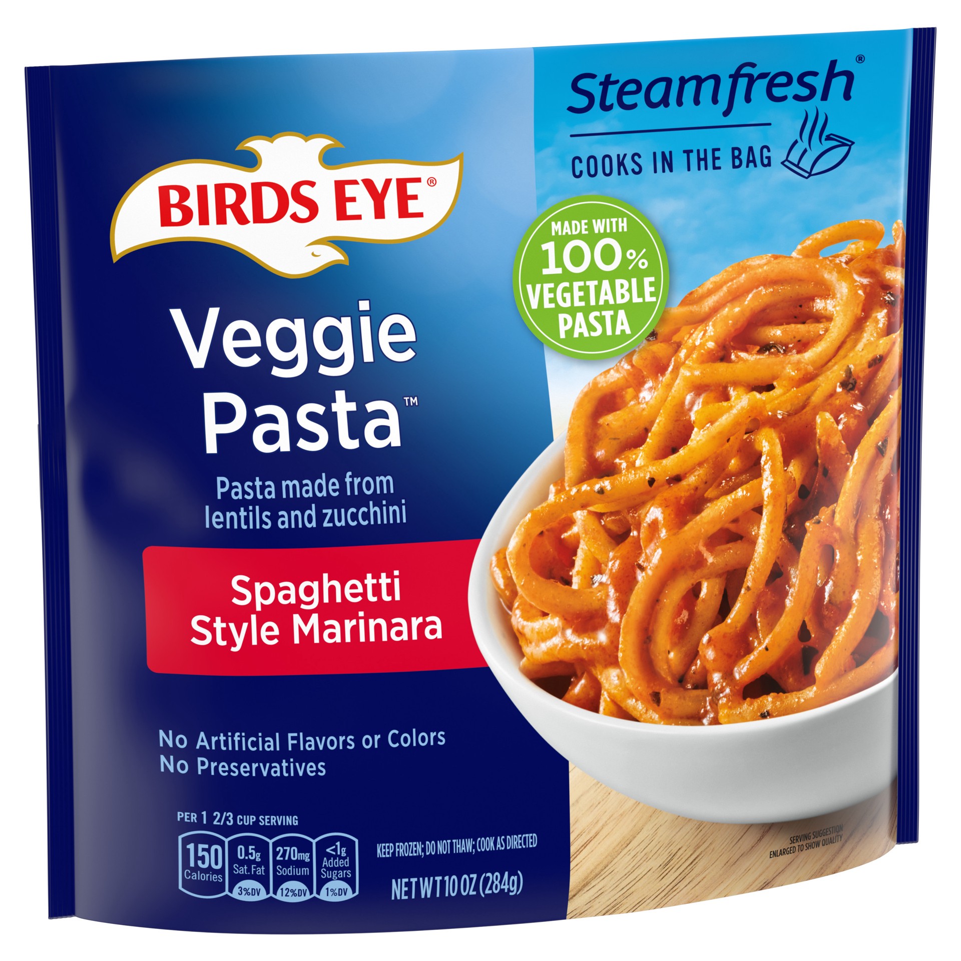 slide 5 of 5, Birds Eye Spaghetti Style Marinara Veggie Pasta 10 oz, 10 oz