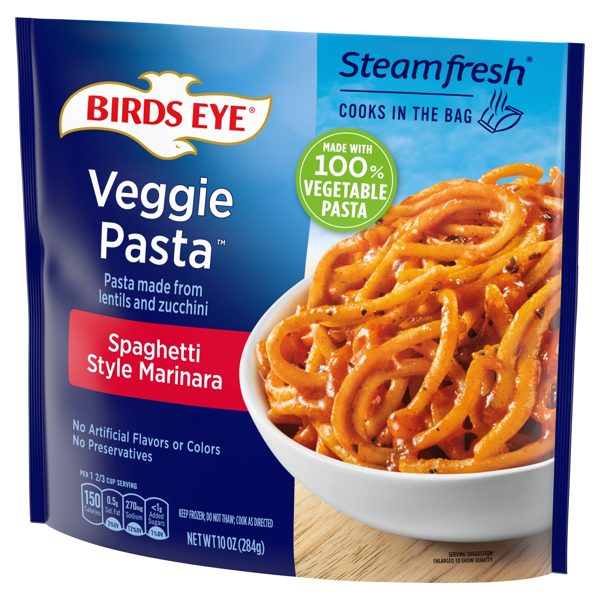 slide 2 of 5, Birds Eye Spaghetti Style Marinara Veggie Pasta 10 oz, 10 oz