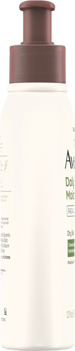 slide 4 of 7, Aveeno Daily Moisturizing Facial Cleanser, Soothing Oat, 12 fl. oz, 12 fl oz