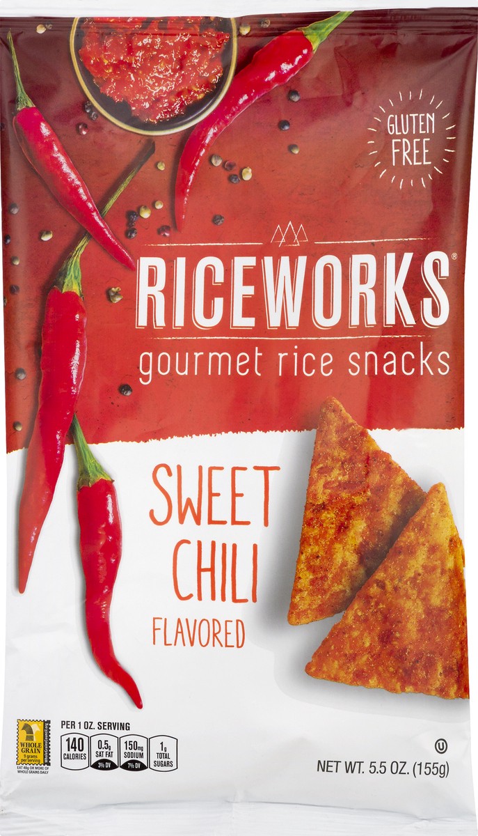 slide 9 of 10, Riceworks Gourmet Sweet Chili Flavored Rice Snacks 5.5 oz, 5.5 oz