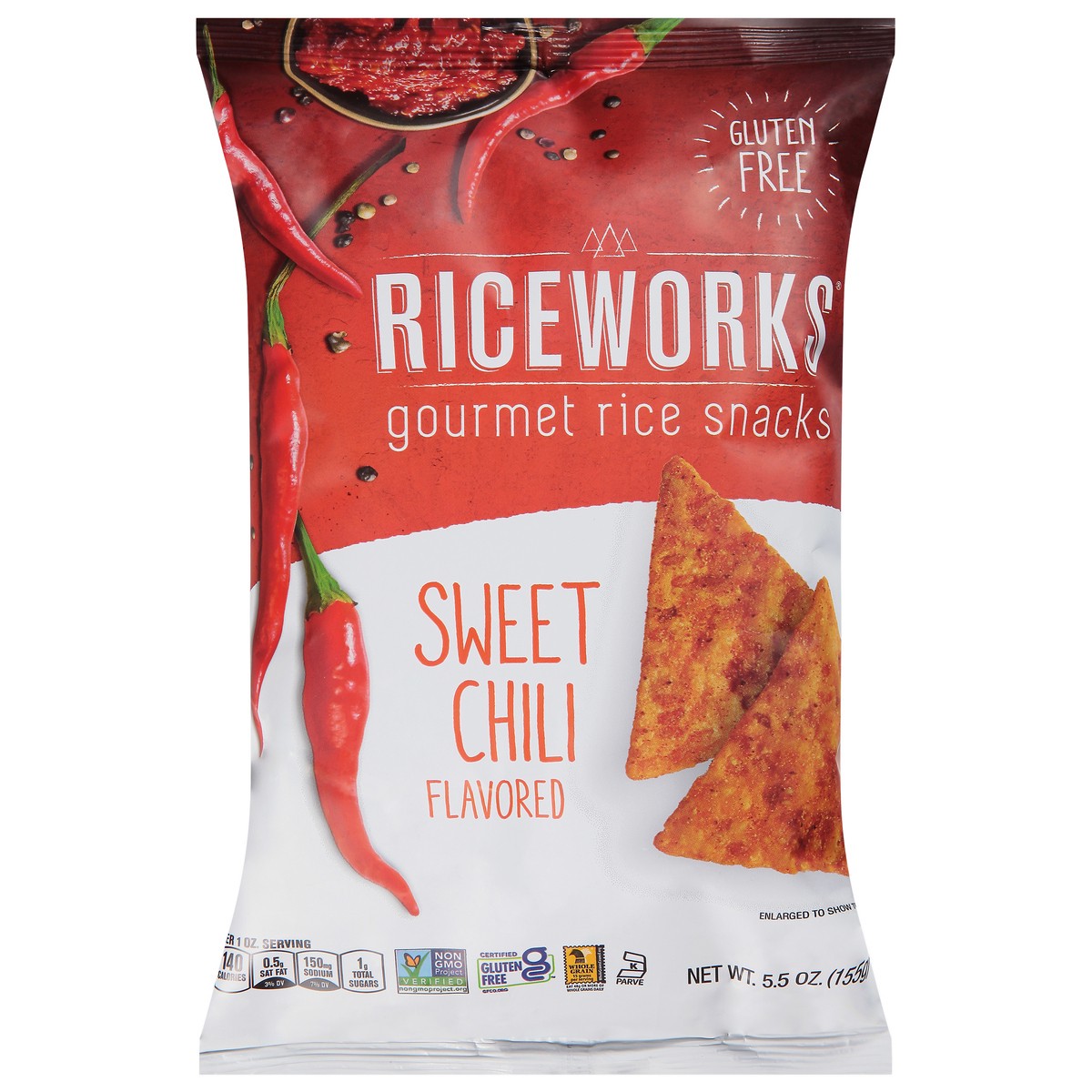 slide 1 of 10, Riceworks Gourmet Sweet Chili Flavored Rice Snacks 5.5 oz, 5.5 oz