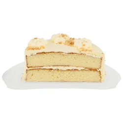 Bakery French Vanilla 1/2 Cake 7 Inch